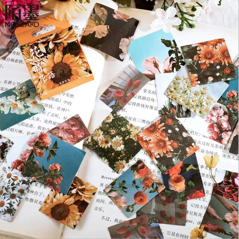 YCDBTH Florale Momente Aufkleber Set mit 46 Stück in Multicolour für Tagebuch und Scrapbooking - Bild 3