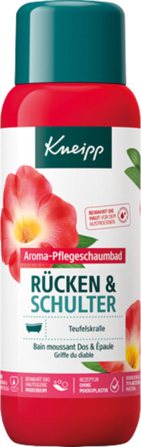 Kneipp Pflegeschaumbad Rücken & Schulter, Teufelskralle, 400 ml - Bild 1
