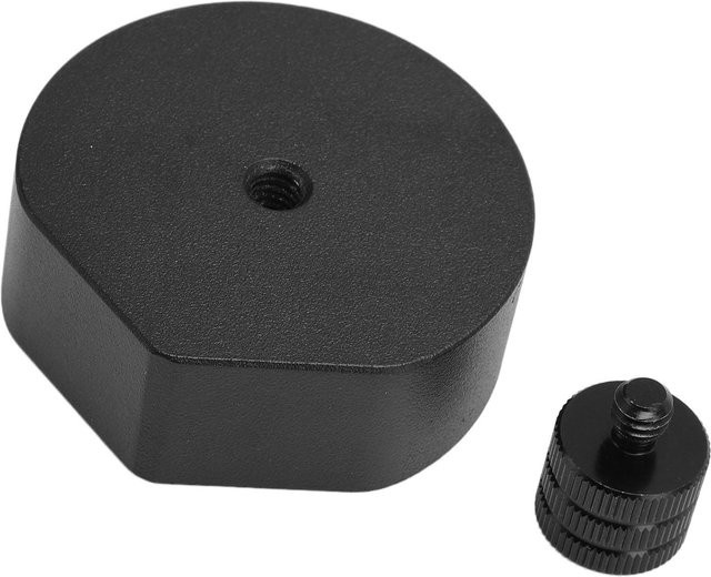 DIYelecs Satelliten Stativ Adapter aus Aluminium mit 1/4 Zoll Gewinde und Befestigungsklemme in Grau - Bild 1