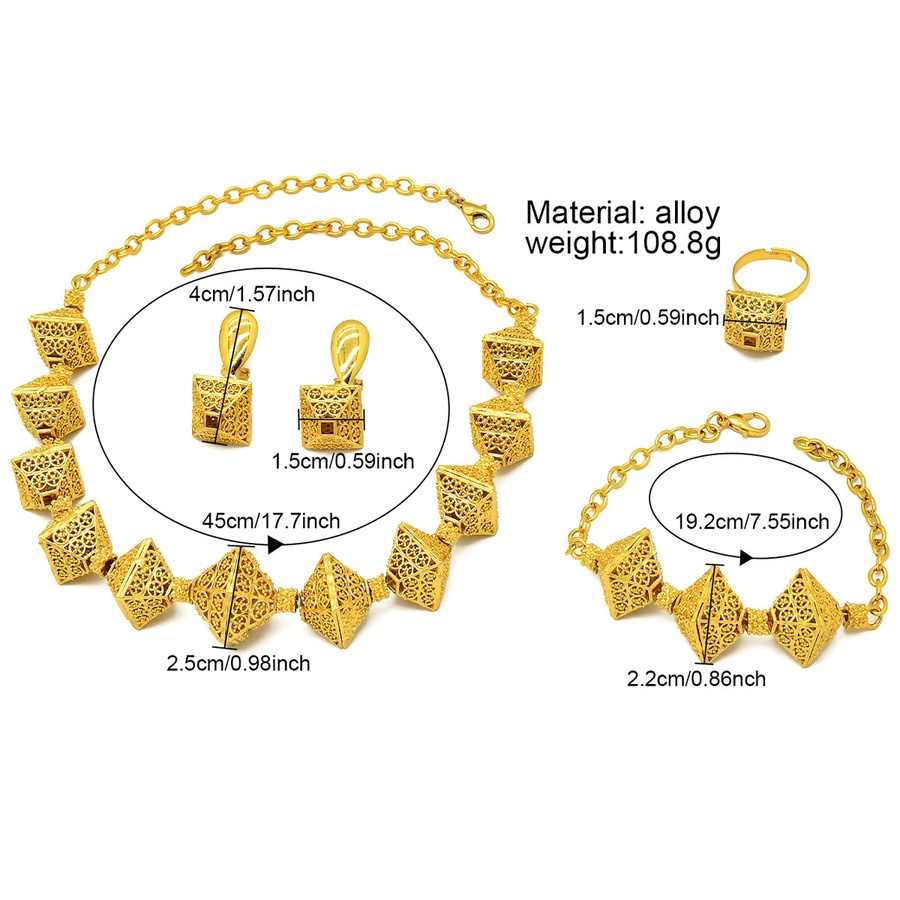 ANIID Schmuck-Set, Perlen, Gold, Damen - Bild 2