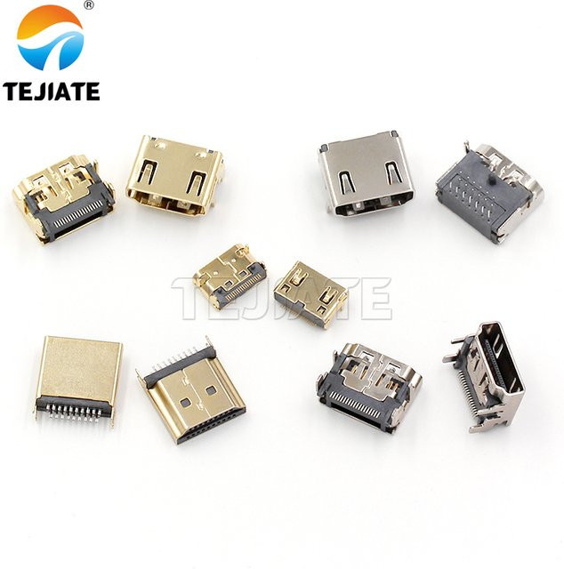 TEJIATE HDMI High-Definition-Stecker vergoldet 19p 1,6 mm männlich - Bild 1
