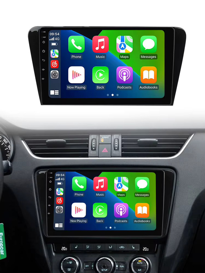 MEKEDE & NAVIFLY Autoradio mit IPS-Bildschirm für Skoda Octavia 3 A7 2013-2018 inklusive GPS-Navigation und Carplay in Schwarz - Bild 7