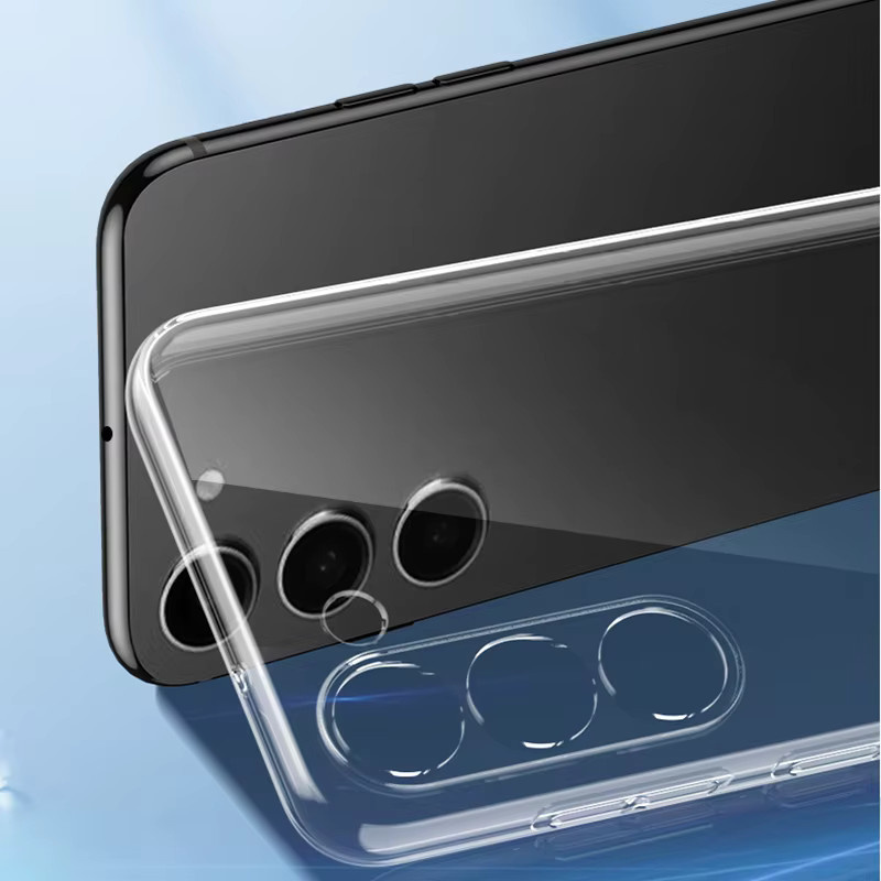 Transparente Silikonhülle für Samsung Galaxy S24 S25 S23 S22 S21 Plus Ultra und S23 FE S24 FE - Bild 6