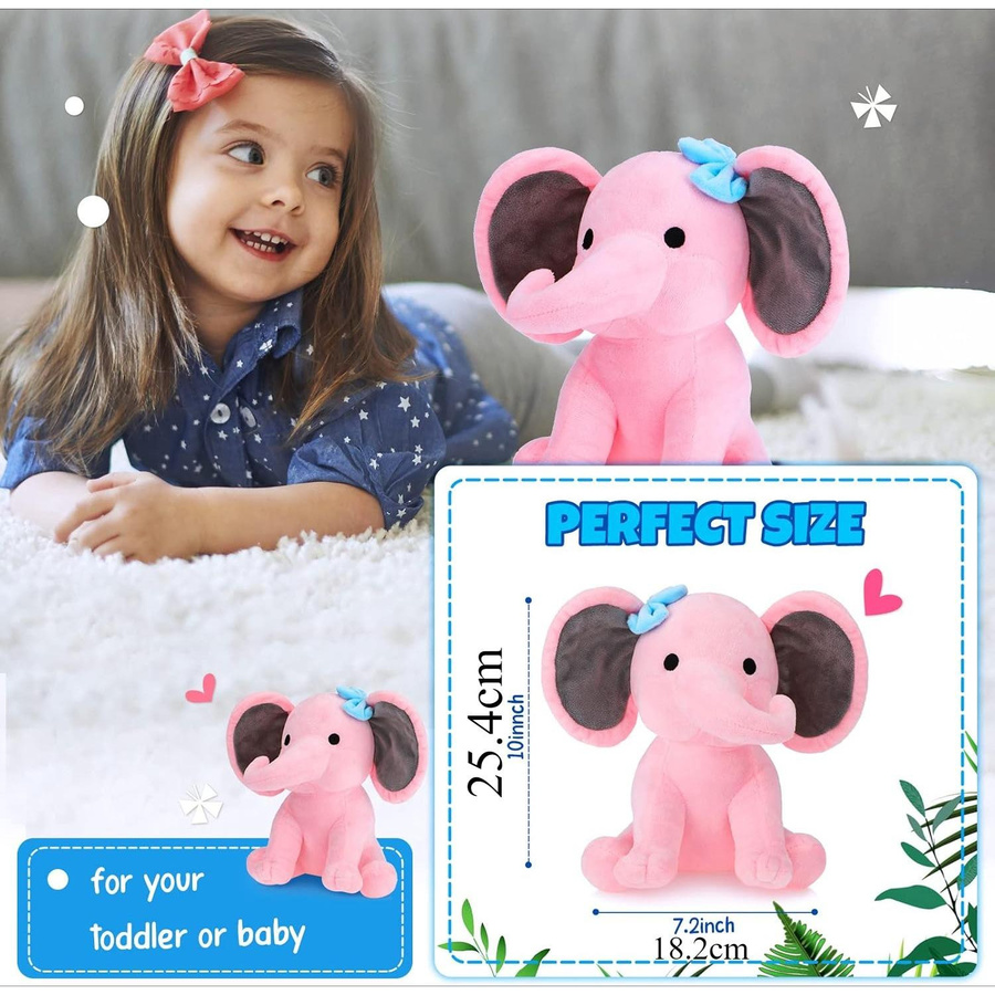 Fashnics Elefant Plüschtier Wildtiere 0-3 Jahren - Bild 5