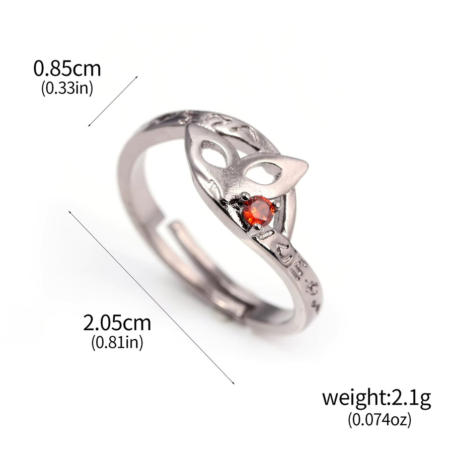 Brdwn Ring, Silber, Kristall, Unisex - Bild 3