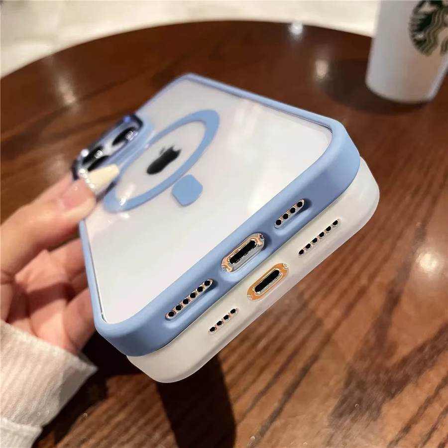 Transparente MagSafe Schutzhülle für Apple iPhone 17 Air Pro Max und iPhone 16 15 14 13 12 11 Pro Max mit magnetischer kabelloser Ladefunktion - Bild 1
