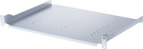 Intellinet 19 Zoll Netzwerkschrank-Geräteboden 2 HE Festeinbau, Farbe: Lichtgrau (RAL 7035), geeignet für Schranktiefen ab 450 mm - Bild 1