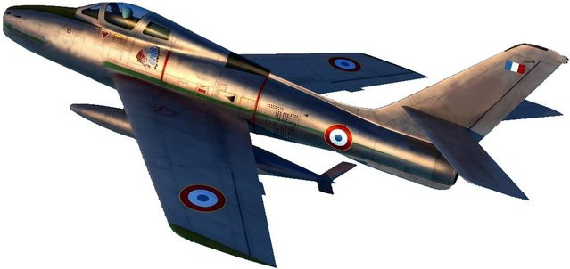 Sword F-84F Thunderstreak, Plastikmodellbausatz, 1/72, beige - Bild 1
