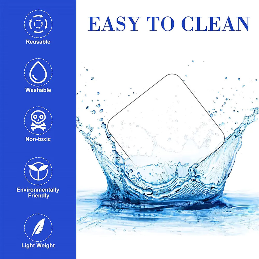 10 Stück TFAAI Doppelseitige Klebepads Transparent Quadratisch für DIY Handwerk und Haushalt - Bild 3