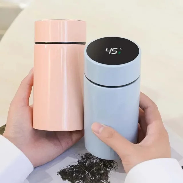 Smeg Thermoskanne aus Edelstahl mit Temperaturanzeige, 200 ml - Bild 1