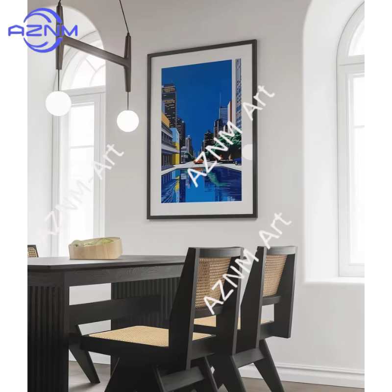 KAYOU Vintage Hiroshi Nagai Pop Poster Retro 80er Jahre Strand Sommer Pool Leinwandgemälde Wandkunst - Bild 2