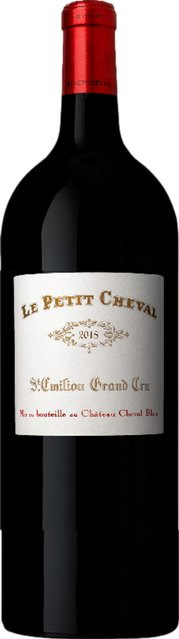 Le Petit Cheval Saint-Emilion Grand Cru AOP Rotwein Merlot trocken 2018 1,5 l - Bild 1