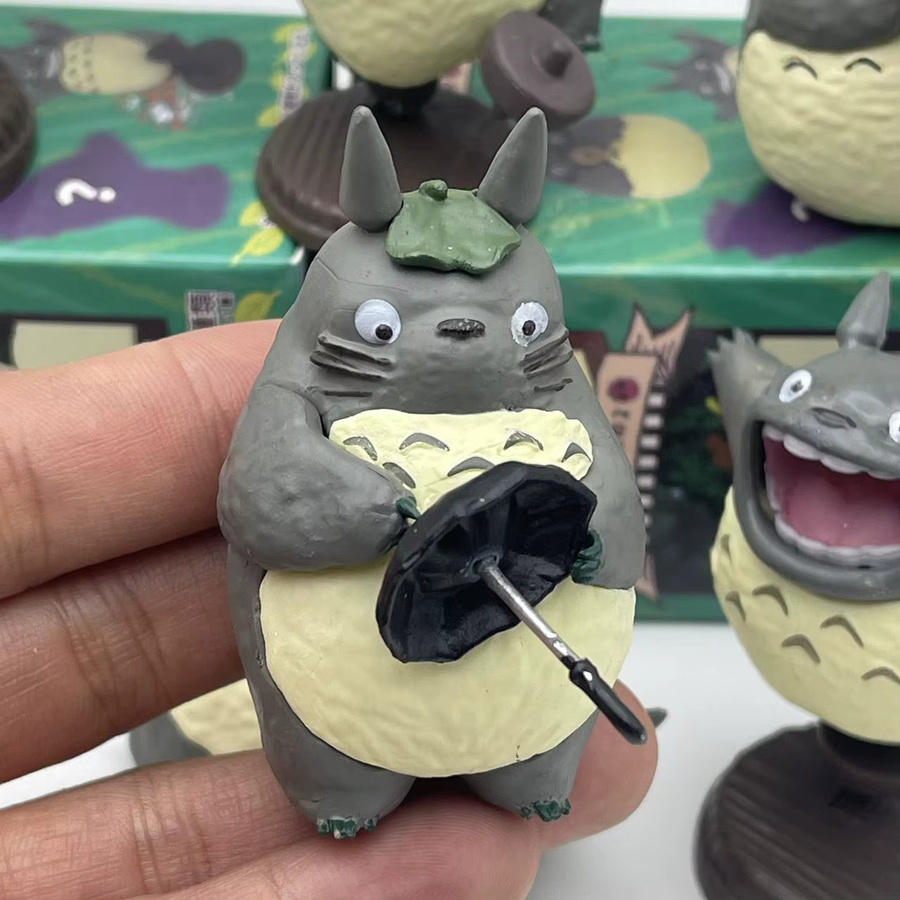 Bandai Totoro Blind Box, Desktop Ornament Figur, 6-teiliges Set, ab 14 Jahren - Bild 4