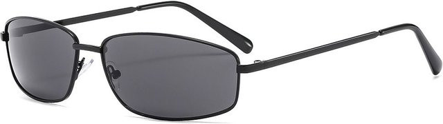 Dote Sonnenbrille, Rechteckig, Vollrand, Unisex, Grey - Bild 1