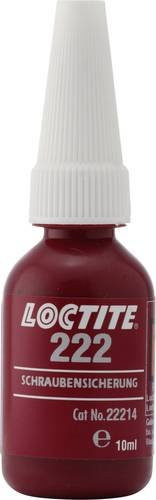 Loctite Schraubensicherung 222 mit niedriger Festigkeit, 10 ml, Rot - Bild 1