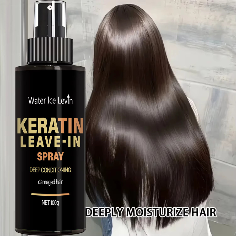 Water Ice Levin Keratin & Biotin Leave-In Spray, 100g, für strapaziertes Haar - Bild 3