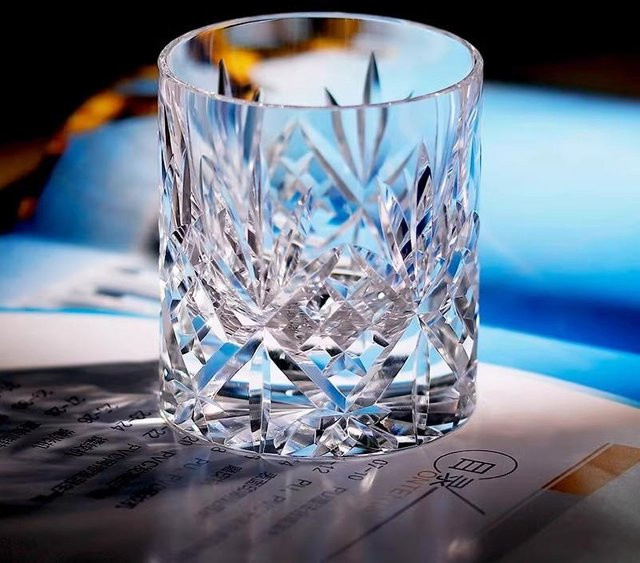 Yiran Furniture K9 Kristall Whiskey-Glas Tumbler Transparent, 250 ml - Bild 1