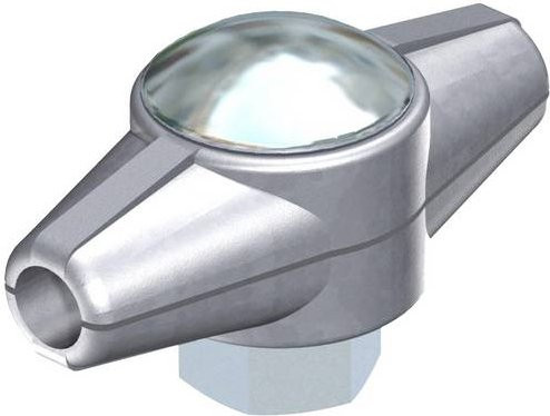 OBO Bettermann 5329078 239 Montagezubehör Hex in Silber, 20 Stück - Bild 1