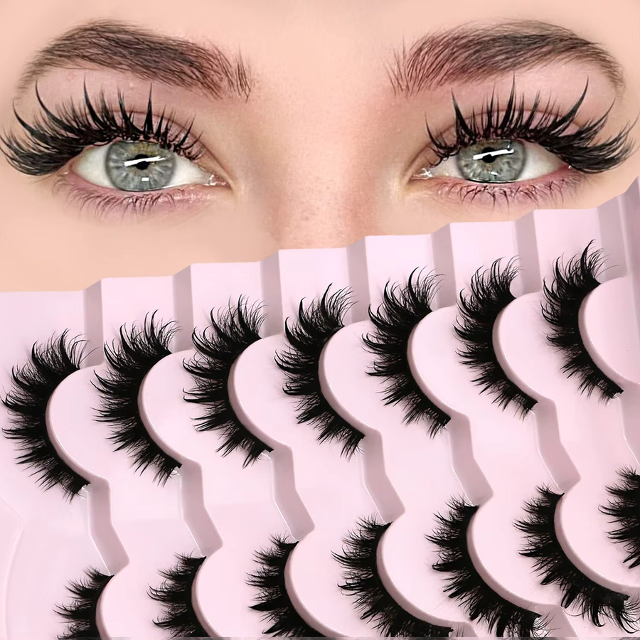 Lasvirey Künstliche Wimpern, 5D Manga, Natürlich, Unisex - Bild 2