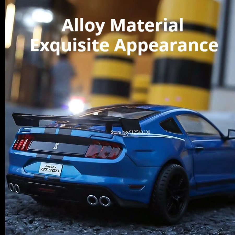 RMZ city Mustang GT500 Lada 2107 Automodell, 1:18, mit Licht und Sound - Bild 4