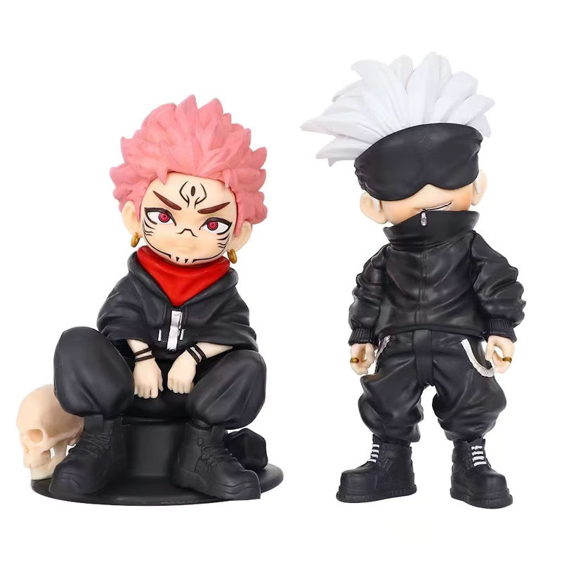 Bandai Jujutsu Kaisen Actionfiguren Satoru Gojo und Sukuna Modellfiguren aus Kunststoff in Schwarz - Bild 4