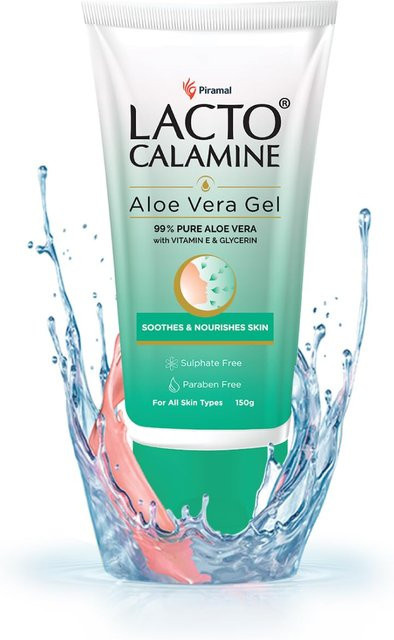 Lacto Calamine Aloe Vera Gel, 150 g, für Gesicht, Körper und Haare - Bild 1