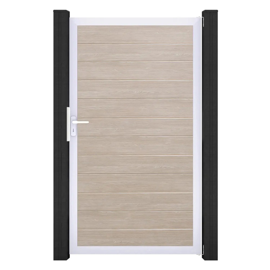 GroJa Tor 1-flg. Basicline Schmal Sheffield Oak Rahmen in Braun, B: 100 cm, H: 180 cm - Bild 2