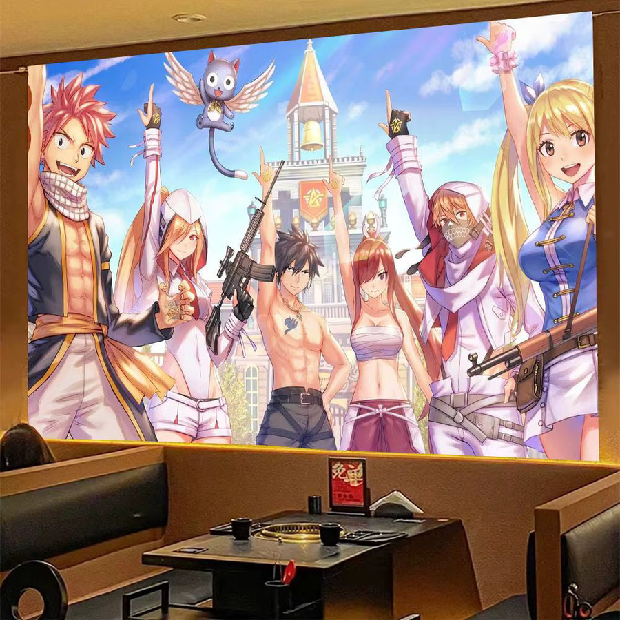 Pop Comics FAIRY TAIL Fotohintergrund aus Papier in Multicolour, B: 70 cm, H: 70 cm - Bild 5