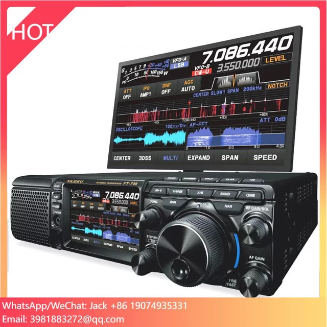 Yaesu FT-710 HF SDR Amateur-Transceiver Kurzwellenradio mit 100W in Schwarz - Bild 1