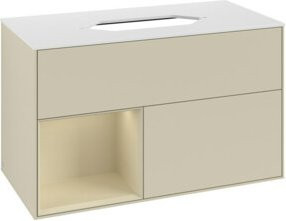 V&B Waschtischunterschrank Finion in Lackausführung, Breite: 100 cm, Tiefe: 60,3 cm - Bild 1