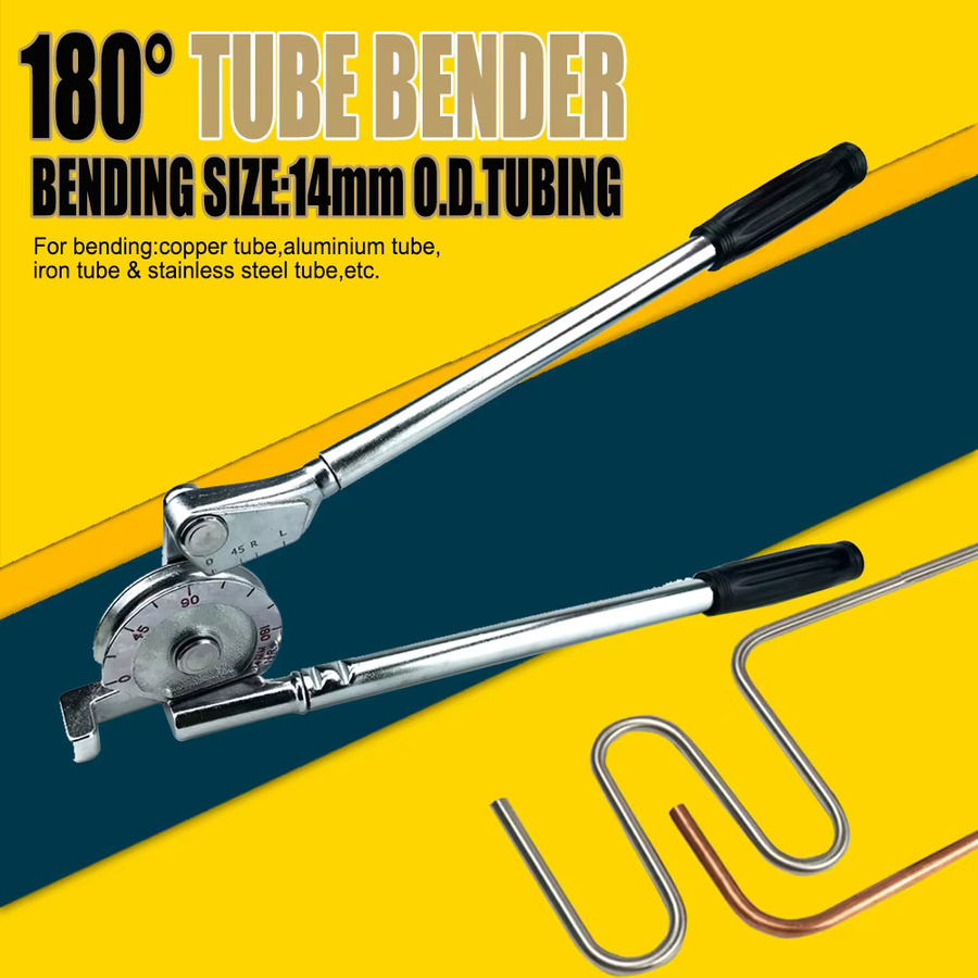 QDS Manueller Rohrbieger für 14 mm Außendurchmesser, 0–180 Grad, Farbe: Silber - Bild 3