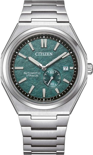 Citizen Armbanduhr, Automatik, Titanium, Grün, 41 mm, Herren - Bild 1