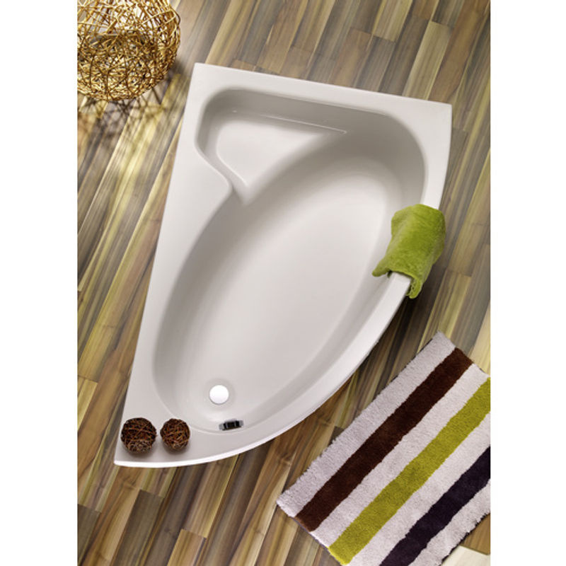OTTOFOND Eck-Badewanne Salinas A in Weiß, Viertelkreis, B/T/H: 97 x 39,5 x 150 cm - Bild 2
