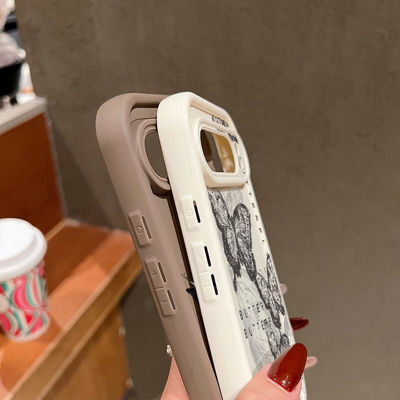 Stoßfeste Silikon-Handyhülle mit Retro-Schmetterlings-Design für Google Pixel 10, 9 Pro XL, 9, 8, 7 Pro, 9A, 8A, 7A in Multicolour - Bild 2
