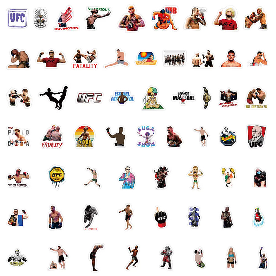 GOGOTU UFC Aufkleber, Sport, Bunt / Mehrfarbig - Bild 4