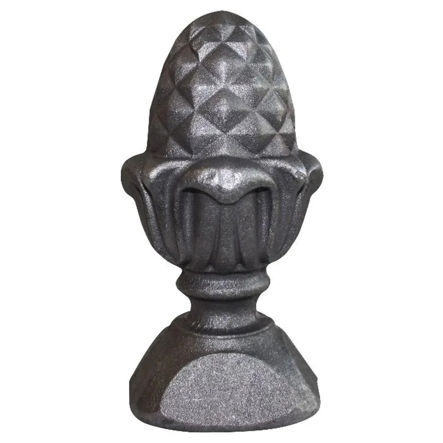 FeNau Zaunspitze aus Stahl in Grau, B/T/H: 2,8 x 2,8 x 6,0 cm - Bild 2
