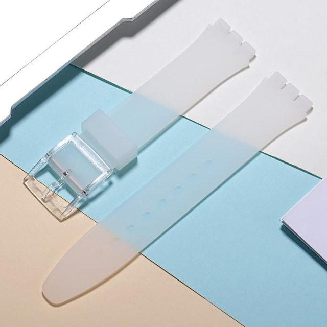 HQstrap Uhrenarmband Silikon, Weiß, Unisex - Bild 1