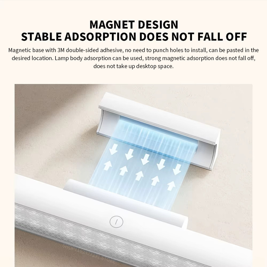 MIJIA Magnetische Leselampe mit verlängertem Lampenkopf, 36 cm, Ra90, 2000mAh, verstellbare Leselichtleiste - Bild 5