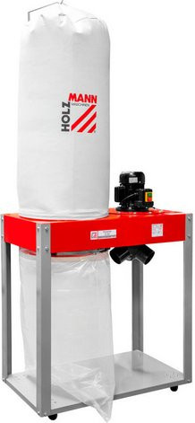Holzmann Maschinen Absauganlage ABS3000SE in Rot mit 1000 W und 300 l Fassungsvermögen - Bild 1
