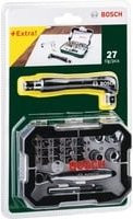 Bosch Schrauberbit- und Ratschen-Set, 27-teilig, grün/mehrfarbig - Bild 1