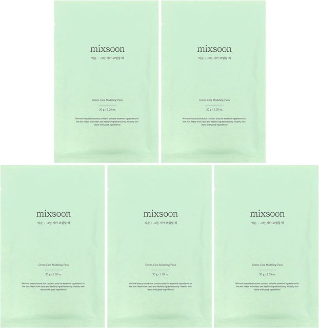 Mixsoon Green Cica Modeling Pack, 5 x 30 g, Unisex - Bild 1