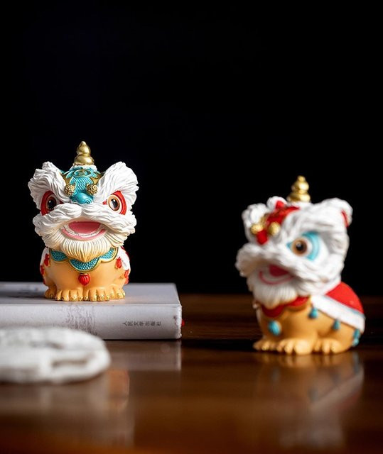 China-Chic Tea Pet Desktop-Dekoration im orientalischen Stil, Mehrfarbig - Bild 1