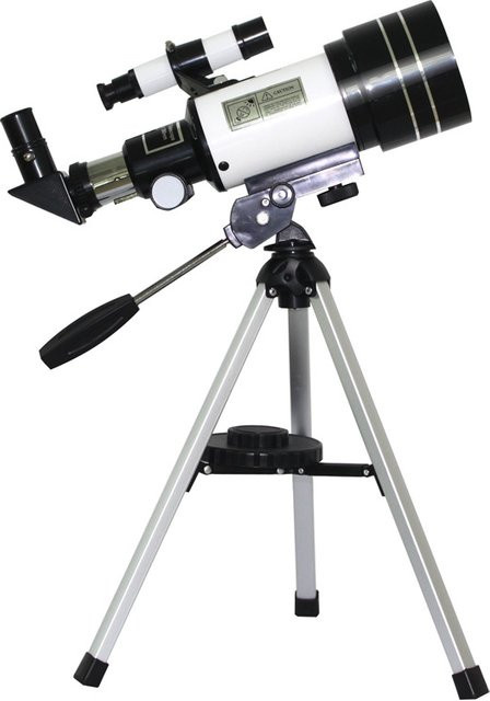 Astronomisches Teleskop Jnash mit Suchspiegel und hoher Vergrößerung in Weiß - Bild 1