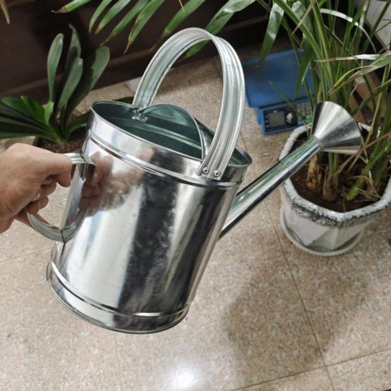 Yousheng Edelstahl Gießkanne in Silber mit langem Ausguss, 7l - Bild 4