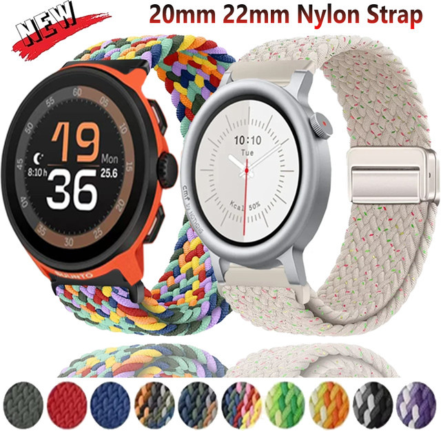 COROS Uhrenarmband Nylon, Bunt, Unisex, 20 mm, 22 mm - Bild 1