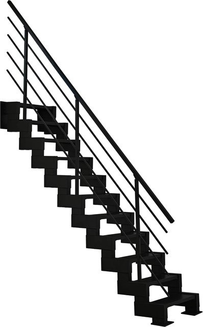 Minka Raumspartreppe Modulario Mini Steel in Schwarz für eine Raumhöhe bis 300 cm - Bild 1