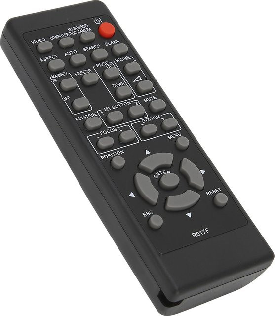 Fernbedienung für Hitachi Projektoren R017F CPX2520 CPX253 CPX254 CPX2511 HCP2200X in Grau - Bild 1