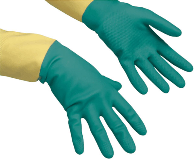 Vileda Professional HeavyWeight Naturlatexhandschuh in Grün, Größe XL - Bild 1