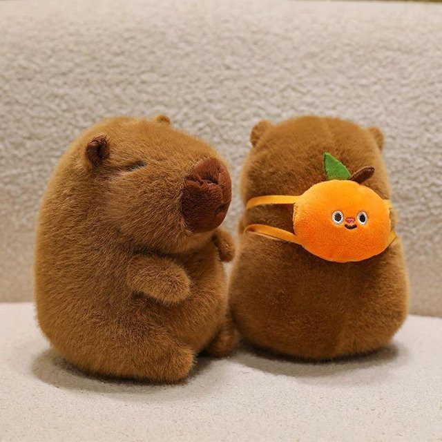 Favorite Plüsch Kapibara, Puppe, orange - Bild 1