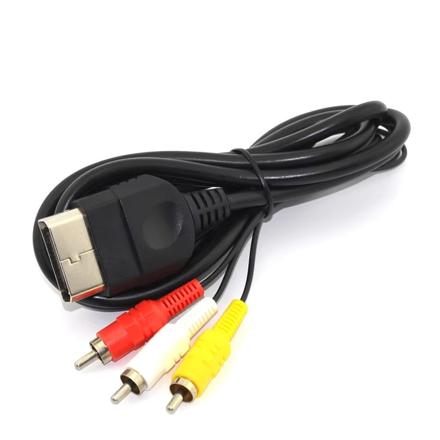 Xbox AV-Linie RCA Composite Audio Video Kabel in Schwarz und Multicolour von xunbeifang - Bild 3